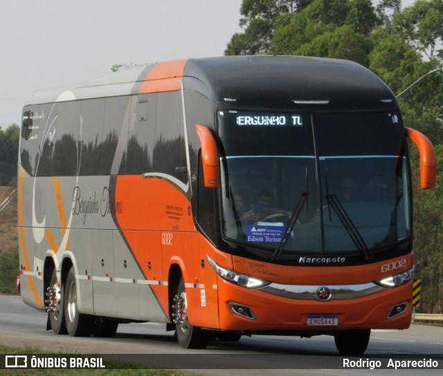 Berguinho Turismo 6002 na cidade de Carmópolis de Minas, Minas Gerais, Brasil, por Rodrigo  Aparecido. ID da foto: 9251332.