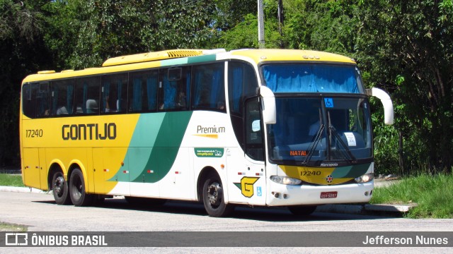 Empresa Gontijo de Transportes 17240 na cidade de Recife, Pernambuco, Brasil, por Jefferson Nunes. ID da foto: 9251711.