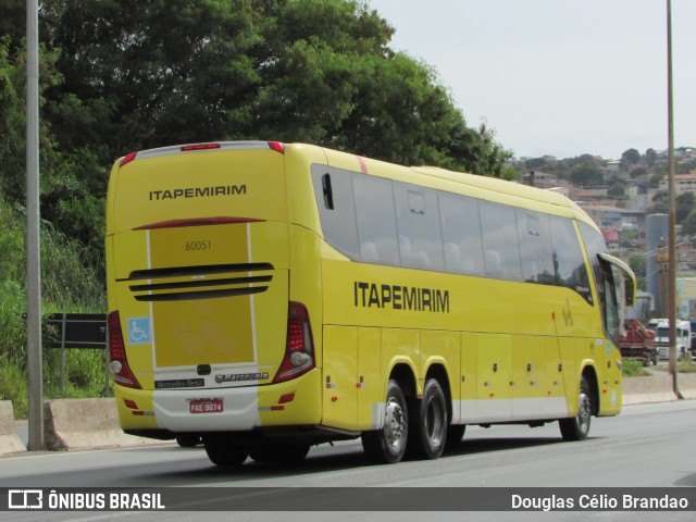 Viação Itapemirim 60051 na cidade de Belo Horizonte, Minas Gerais, Brasil, por Douglas Célio Brandao. Número da foto: #9251645.