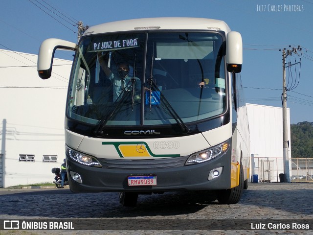 Transur - Transporte Rodoviário Mansur 6660 na cidade de Juiz de Fora, Minas Gerais, Brasil, por Luiz Carlos Rosa. ID da foto: 9252304.