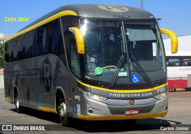 RodeRotas - Rotas de Viação do Triângulo 7121 na cidade de Goiânia, Goiás, Brasil, por Carlos Júnior. ID da foto: 9255583.